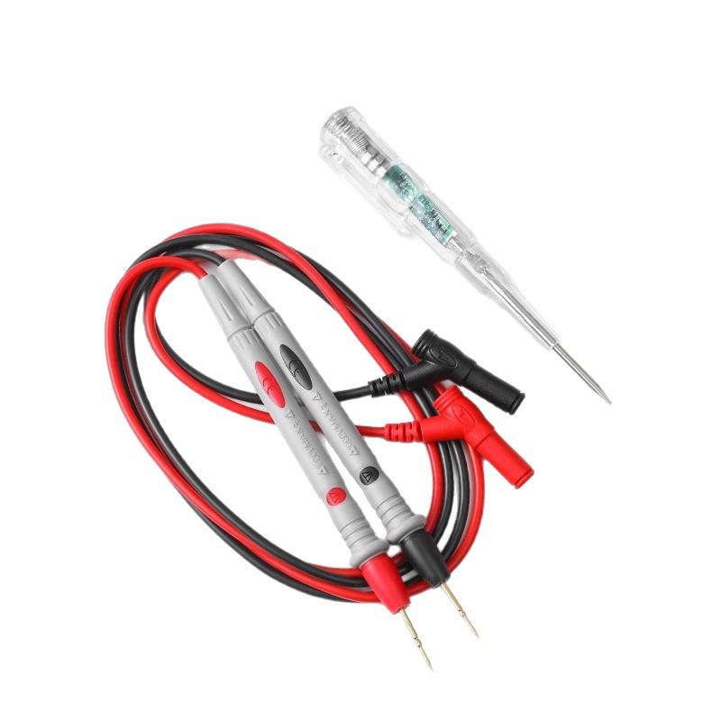 Multimeter Messleitung - Extra scharfe Stahlnadelspitze & Silikonkabel