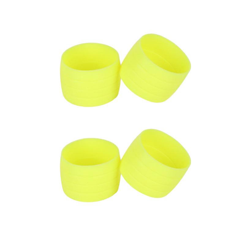 2pcs Silicone Anti-skip Bicycle Handlebar Tape Plug Fixed Ring Road Bike Shift Handle Protection Cover Non-Slip Cycling Accessor