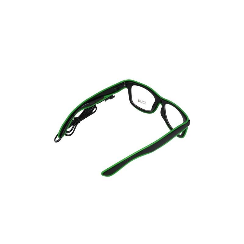 Premium Quality Led El Wire Glasses Light Up Glow Sunglasses For Dj Nightclub Parties