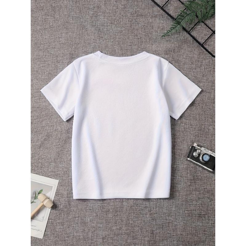 European sizes Racing Car & Speed T-Shirt - Cool Cartoon Auto Decals, Sporty Short Sleeve Tee Suitable for Outfits & Car-Themed Gifts