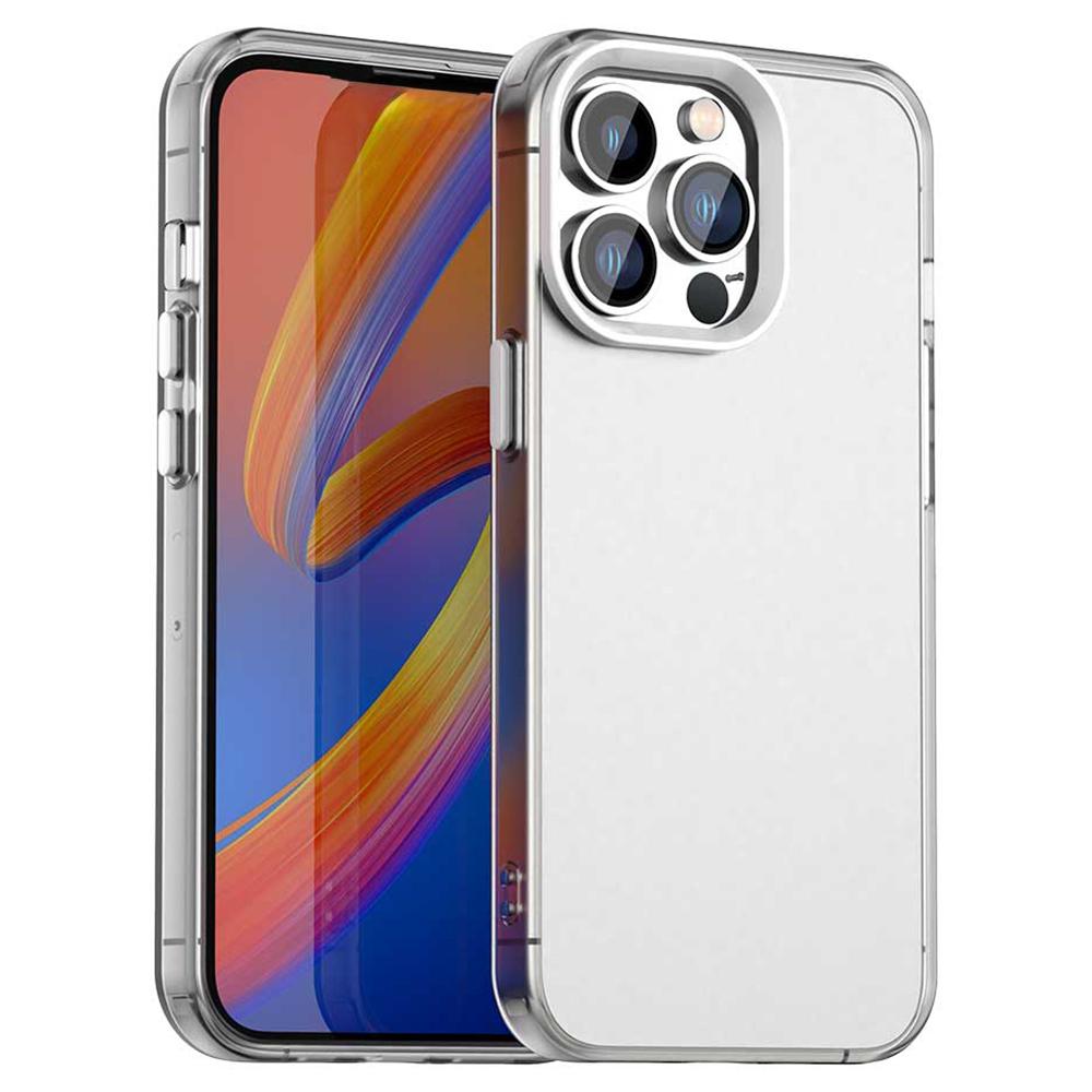 For iPhone 14 Pro Max Case PC+TPU+PET Matte Anti-Drop Phone Back Cover A