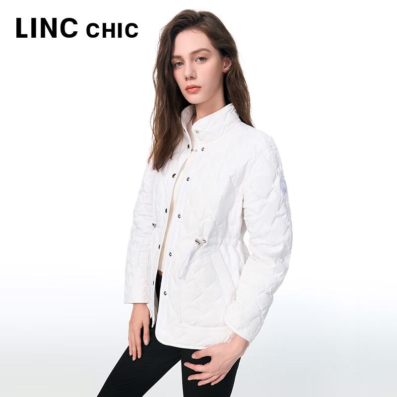 Jinyujie Women's Lightweight 90% Duck Down Stand Collar Short Jacket