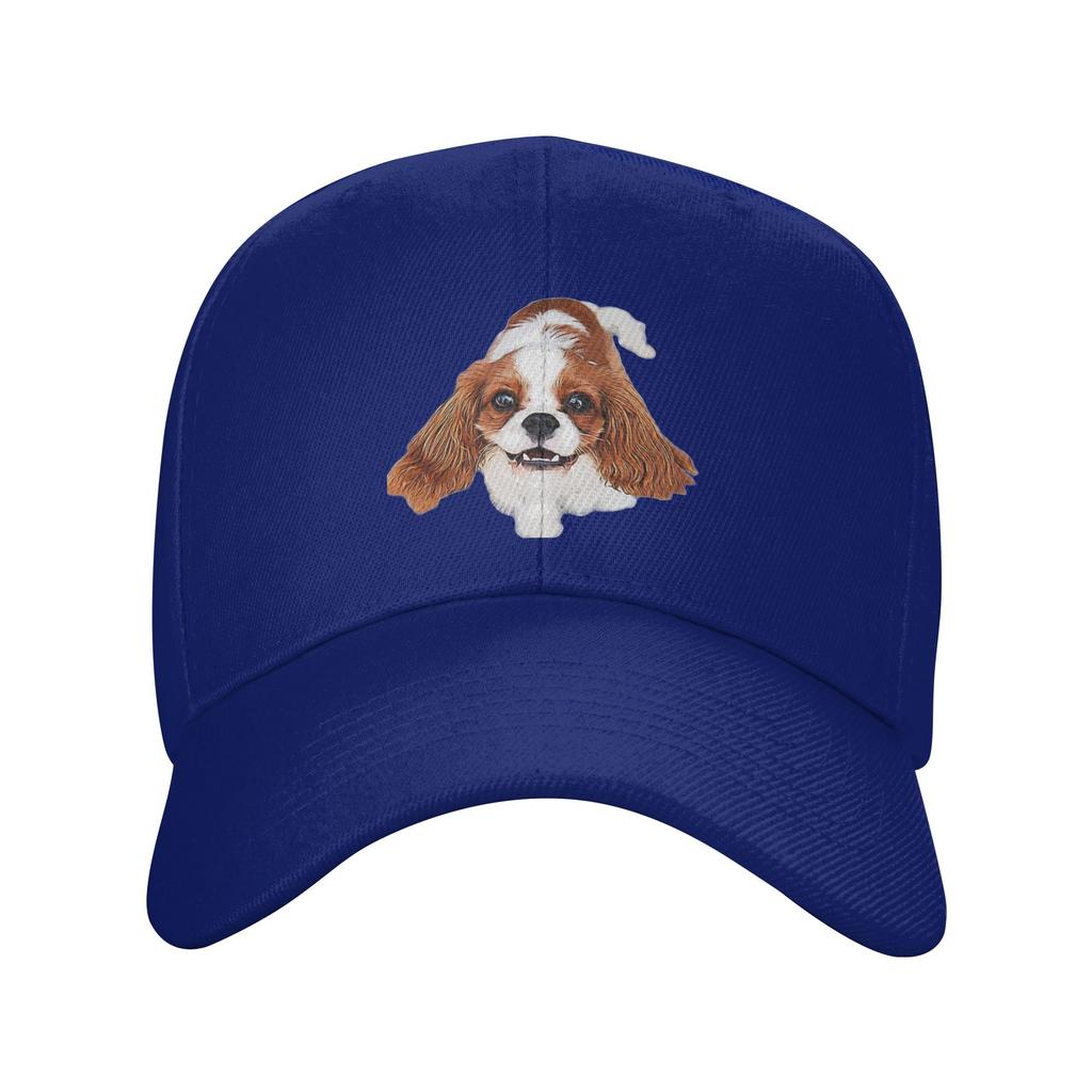 Summer Cavalier King Charles Spaniel Baseball Cap Tennis Skate Streetwear Print Sun Hip Hop Hats Dropshipping Baseball Caps
