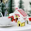 3Pcs 3D Mini House Scenery Christmas Cookie Cutter Set Cookie Biscuit Mold Steel Gingerbread House Fondant Cutter Baking Tool