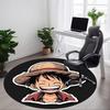 1pc  StrawHat Office Round Area Rug, Indoor Mat Suitable For Office, Under Office Chairs Bedroom Living Room Home Decor  A0908173