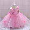 Baby Girls Princess Dress 1st Birthday Party Butterfly Floral Gown Toddler Formal Wear