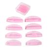 4 Pairs Grade Silicone Eyelash Curling Tools Ergonomic Design Travel Friendly Beauty