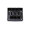Ponte Fisso a 3 Corde Durevole Parti di Ricambio per Chitarre Elettriche Cigarbox(Nero)