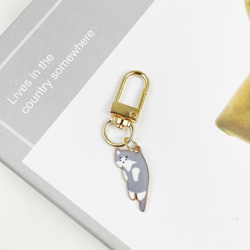 Cartoon Cute Cat Kitten Keychain Kawaii Pet Paw Claw Pendant Keychains