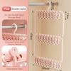 18/26 Clips Warerobe Storage Hanger Drying Socks Holder Plastic Socks Hanger Rack Multi-clip Towels Underwears Caps Hats Hooks