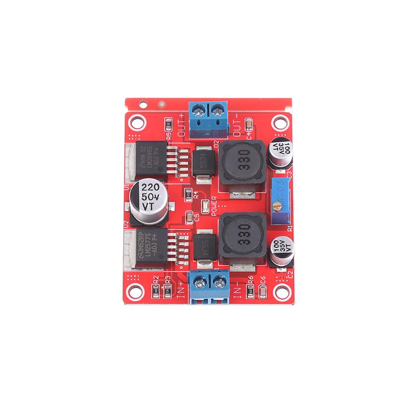 

Dc-Dc Automatic Voltage Adapter Lm2577S To Lm2596S Dual-Chip Automatic Converter Converter Step Up/Down Module