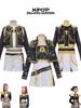 Costum Cosplay Echipa Demon Hunter K-Pop Valul Coreean Negru Auriu pentru Spectacol pe Scenă