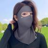 UPF 50+ Vollgesichtsmasken-Abdeckung Sonnenschutz Nackenwickel-Abdeckung Eis-Seiden-Gesichtsschleier für Männer Frauen