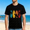 Surfboard Palm Tree Sunset Design Cotton TShirt for Mens Outdoors Beach Summer Casual Tops Vintage Classic Fashion Streetwear