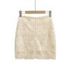 Elegant Summer Retro Jacquard Lace High-Waist Skirt for Women