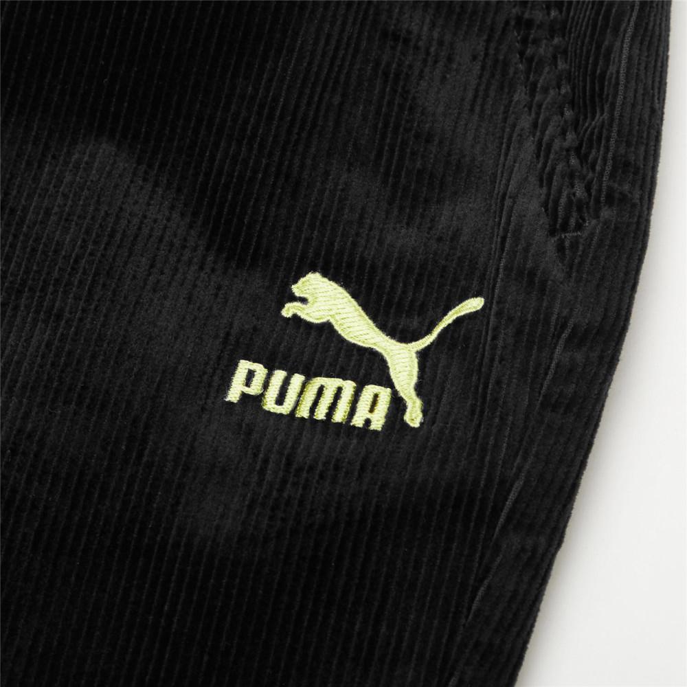 Puma Embroidered Logo Woven Casual Pants Women Bottoms Black 534754-01
