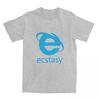 Herren Ecstasy T-Shirts Beliebtes Logo 100% Baumwolle Kleidung Strand Straßenstil Kurzarm T-Shirt Rundhals Neuheit Lässiges T-Shirt