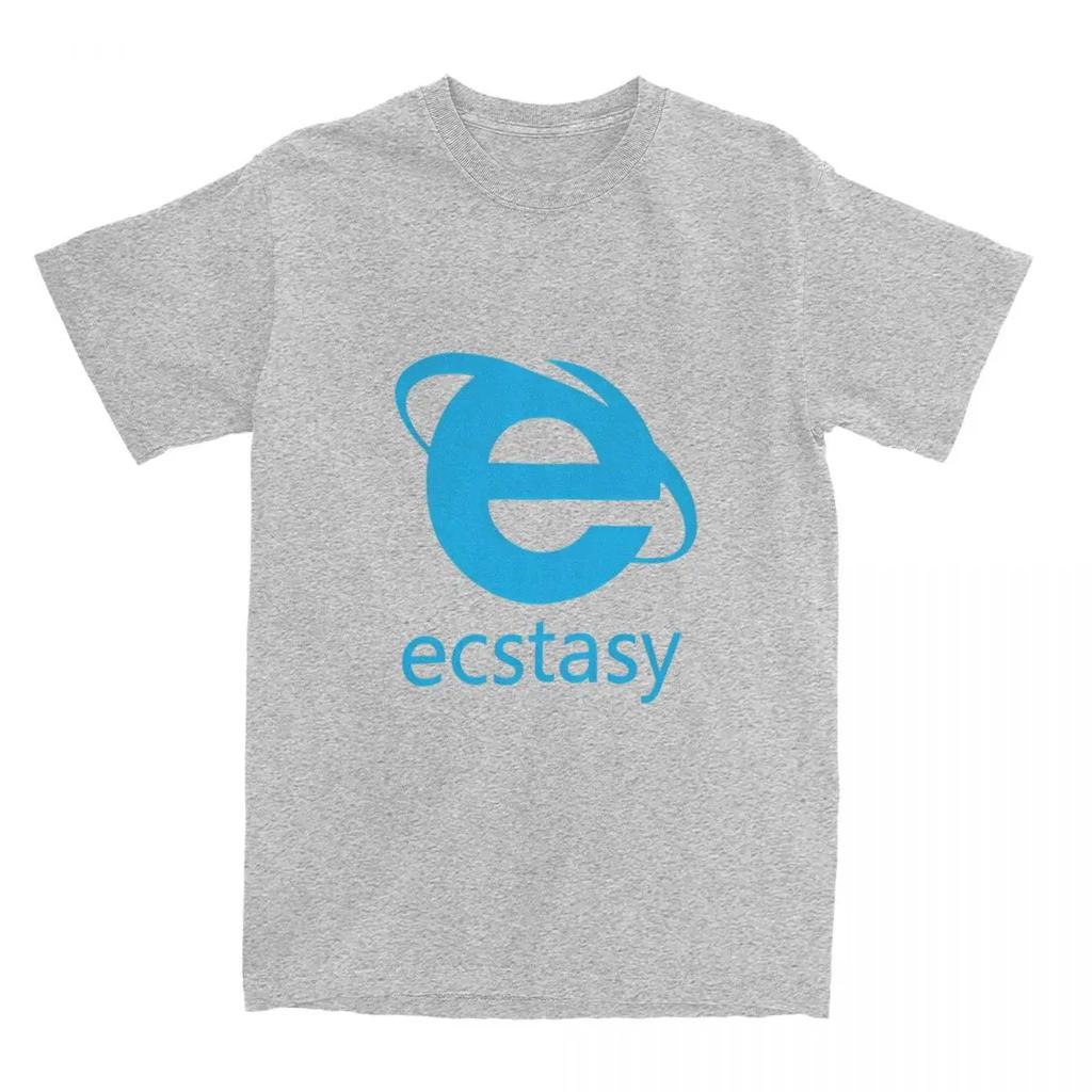 Herren Ecstasy T-Shirts Beliebtes Logo 100% Baumwolle Kleidung Strand Straßenstil Kurzarm T-Shirt Rundhals Neuheit Lässiges T-Shirt
