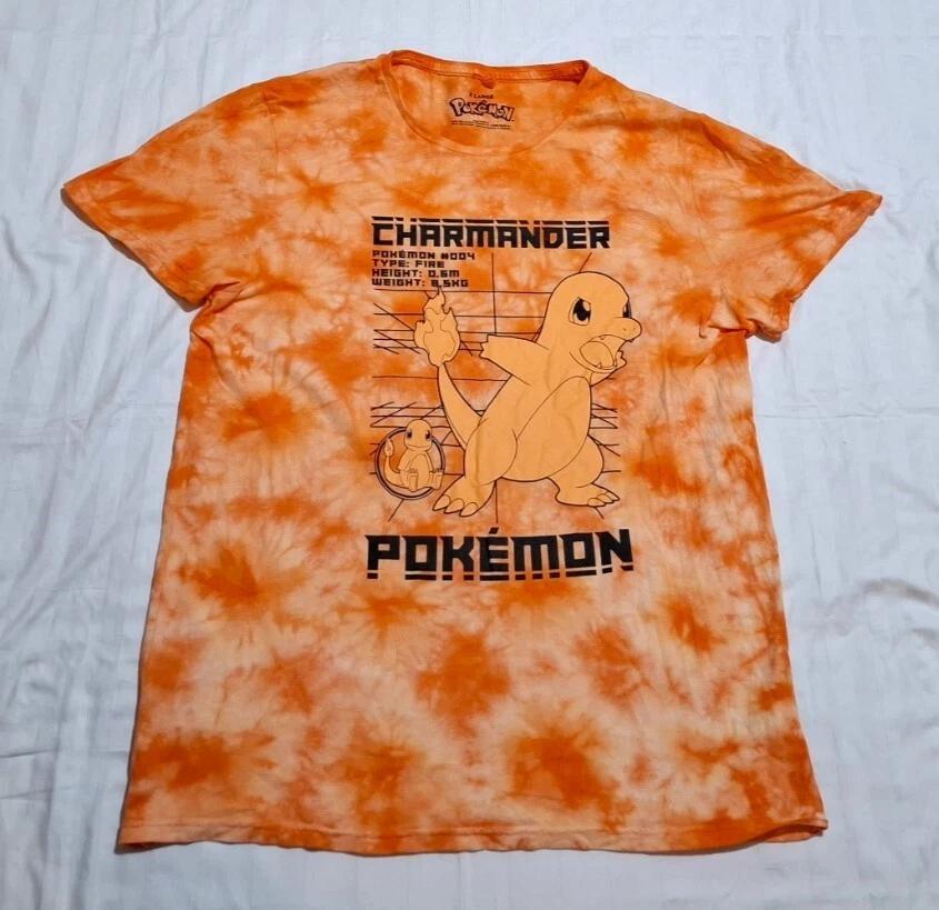 POKEMON CHARMANDER Shirt Tie Dye XL New Cotton R63 S