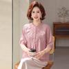 2026 Summer Fashion Shirt for Young Moms: Stylish and Lightweight Top for Middle-Aged & Elderly Women