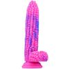 Dildo & Plug Anale con Texture Realistica di Mais in Silicone