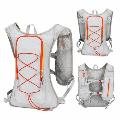 ThaxDirect Running 180g Trail Hydration Reflective Multiple Unisex Backpack, 5L, Ultralight, Stable, Running, Cycling, Vest, Compatible, Breathable,