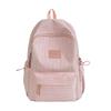 Schoolbagins Wind Simple Backpack Large Capacity Junior High School Girls High School College Students School Bag Travel Lightweight Small Backpack