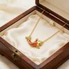 Elegant Fish Necklace Alloy Clavicle Chain Adjustable Length Neckchain For Women Fashion Jewelry Gift