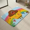 Cartoon H-Hey D-Duggee Floor Mat Diatomite Bath Mat, Quick Dry, Absorbent, Multi-Scene Mat