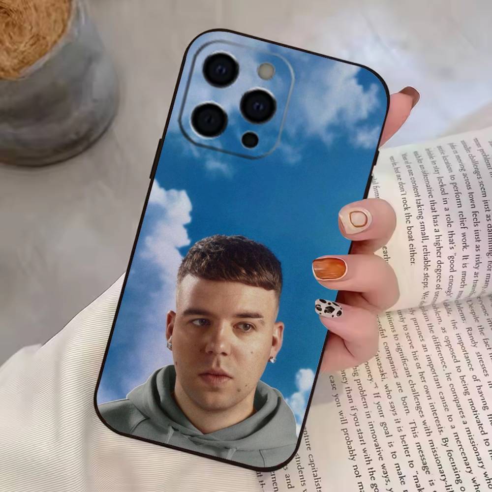 R-Rapper Q-Quevedo Handyhülle Für iPhone 17, 16,15,14,13,12,11 Plus,Pro Max, Andere Weiche Schwarze Hülle