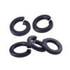 Level 8 Blackened Stainless Steel Anti-Slip Spring Washer, Japanese Standard, Sizes M6, M8, M10, M20.