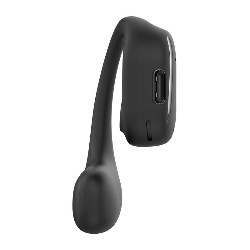 Single Left Ear Bluetooth-compatible Headset 5.2ows Open Bone Conduction Earphones Ear Hook Noise
