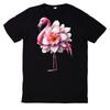 T-Shirt Rosa Blumen Flamingo MotivWird in neuem Fenster oder Tab geöffnet