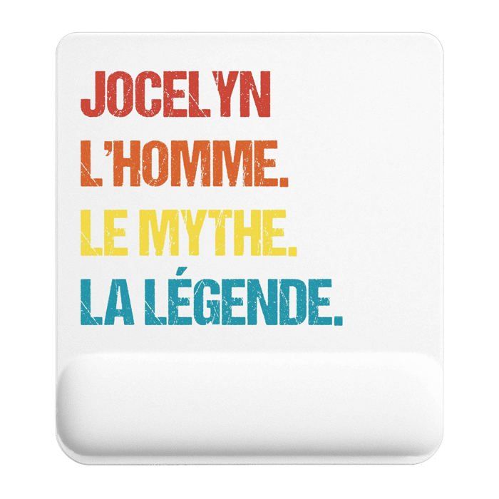 Tapis de souris - PLANETEE - Jocelyn Mythe Légende Vintage - 22x18 cm - Surface lisse antidérapante - Épaisseur 3 mm