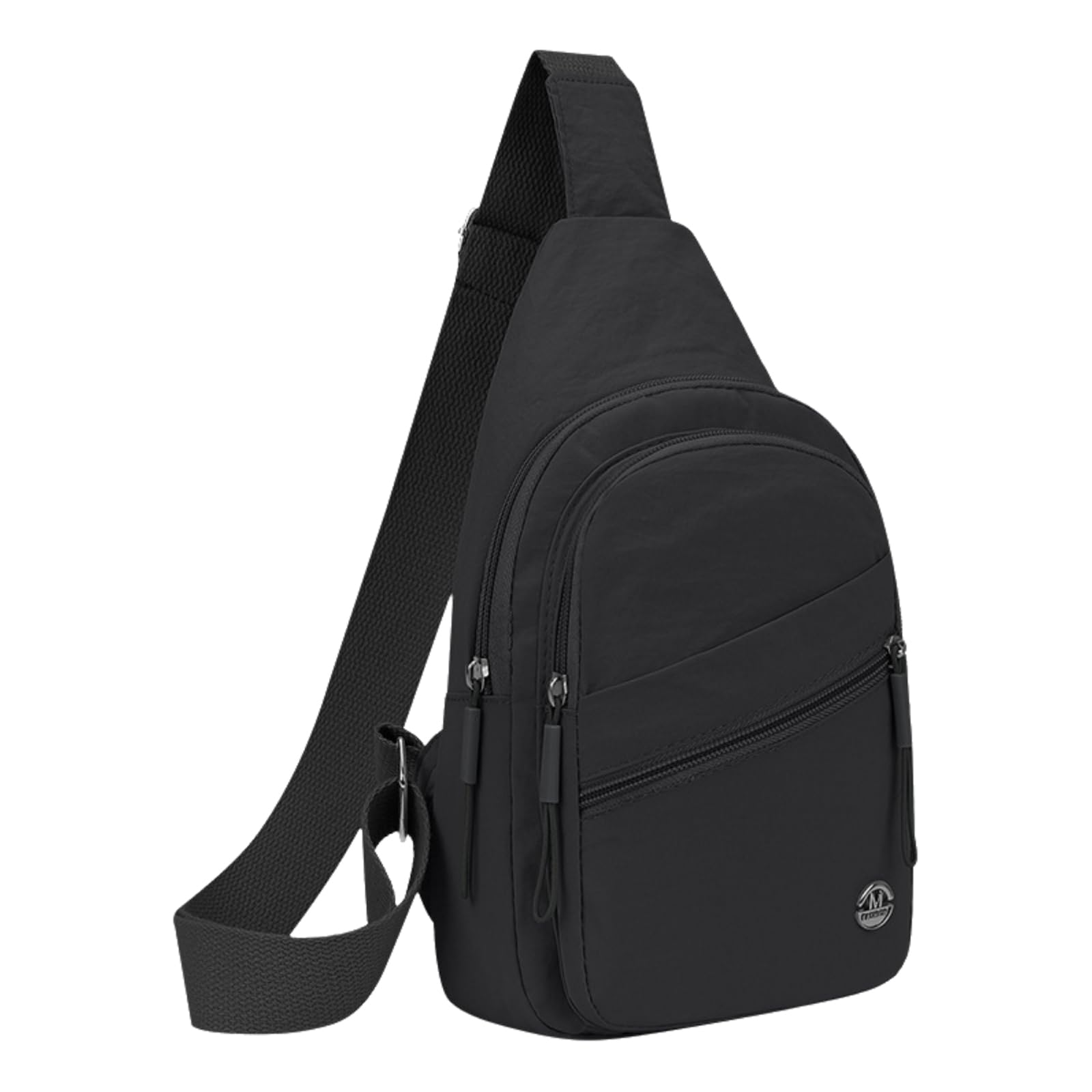 

Da&s Women s Crossbody Bag, Mini Size, Lightweight, Water-Repellent Nylon, Multiple Storage Pockets, Simple, Solid Color, Compact, Casual, Perfect