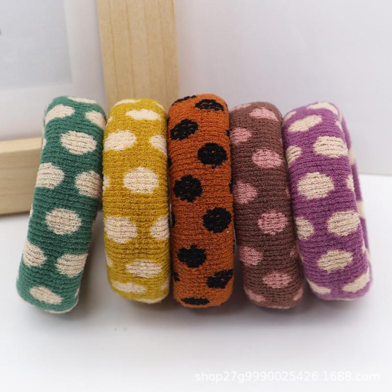 5 Pcs Simple Scrunchies Women Girls Elastic Hair Rubber Bands Accessories Tie Hair Ring Rope Headdress Headwear Ponytail Holder