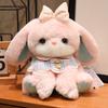 20/30CM Cute Bow Tie Bear Dog Rabbit Doll Plush Toy Hug Bear Doll Birthday Gift Pillow Animal Home Living Room Bedroom