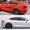10Pcs Set 3D Honeycomb Car Sticker Vinyl Material Body Decor Sticker  for Headlamp Decoration