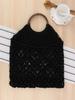 Handmade Cotton Rope Woven Mesh Bag - Women's Casual Beach Bag