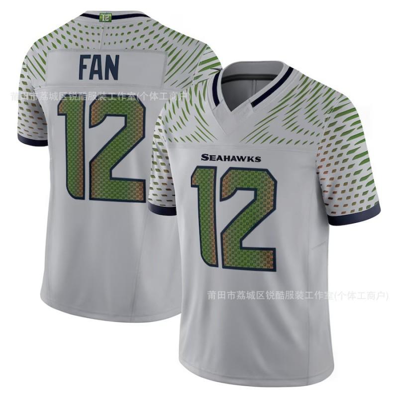 Seattle Seahawks NFL Fotbalový dres Unisex pro dospělé Sportovní oblečení Týmové fanouškovské oblečení Podzim Zima