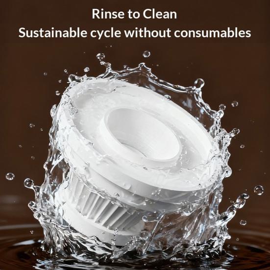 Portable Coffee Powder Vacuum Cleaners, Desktop Vacuum Cleaner, Cordless Handheld Dust Collector, Powerful Suction with Brush Head for Kitchen Office
