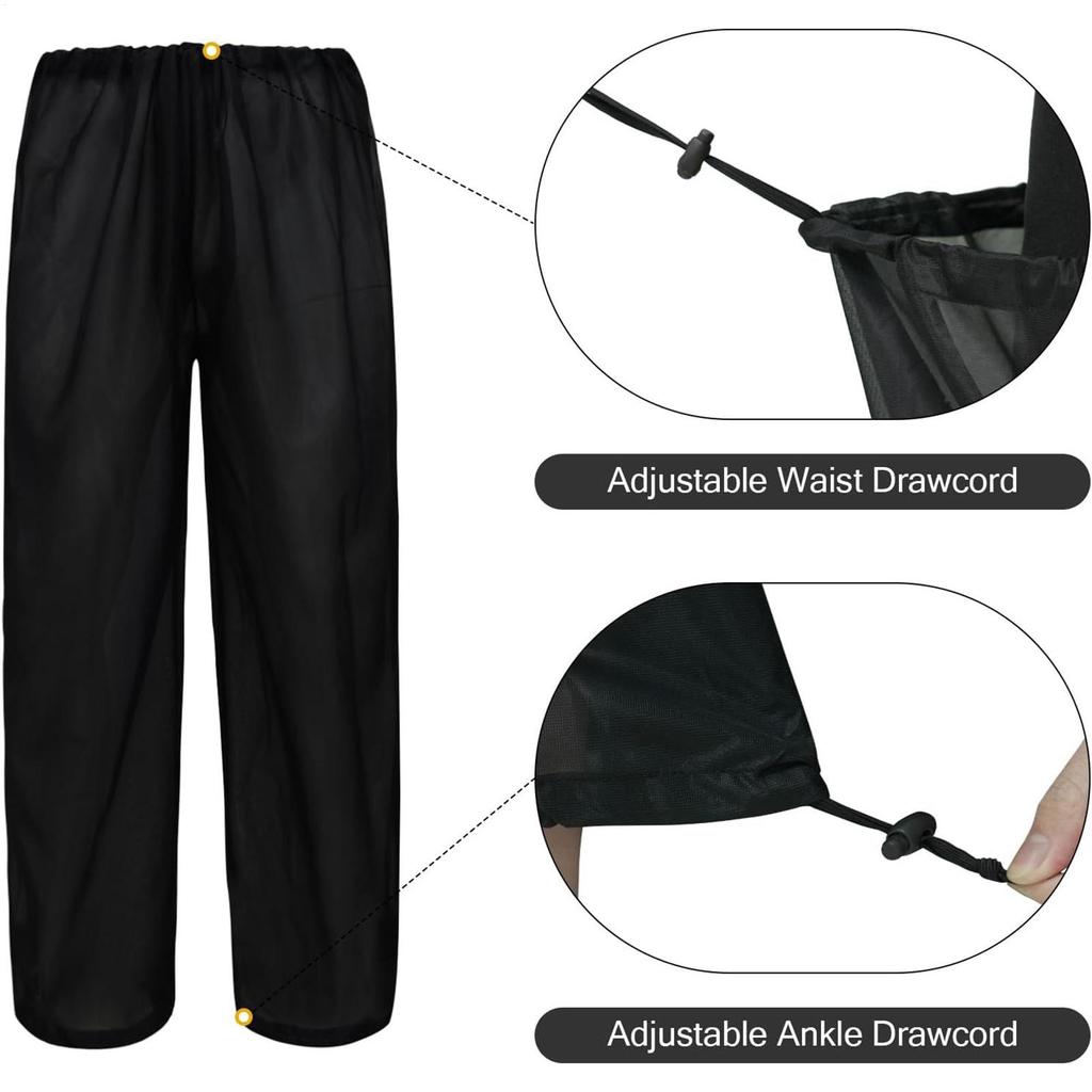 Outdoor Fly Net Shirt Mesh Hooded Bug Jacket Mesh Bee Suit for Beekeepers Shield Barrier Protection Repeller Wearable Guard