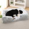 Litière pour chat chenil peluche ronde litière pour animal de compagnie lit pour chien hiver coussin pour chien lit pour animal de compagnie fournitures pour animaux de compagnie