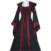 Medieval Vintage Womens Dress Costume Hooded Victorian Renaissance Dress Gothic