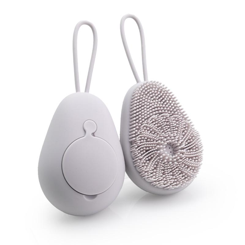 Double-Sided Silicone Bath & Massage Brush for Babies