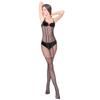 Small Flower Cross Line Sling Perspective One-piece Net Clothes Sex Stockings Net Stockings Export W