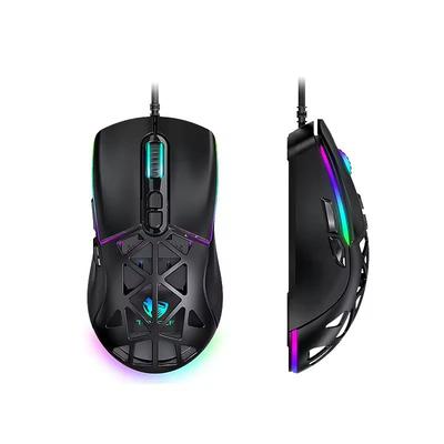 G520 Ενσύρματο Ποντίκι Παιχνιδιών USB 7 Έως 12800 13 RGB Πλεγμένο Μαύρο T-WOLF, 2.0, Κουμπιά, 1000Hz, DPI, Λειτουργίες, Καλώδιο 1.5m,
