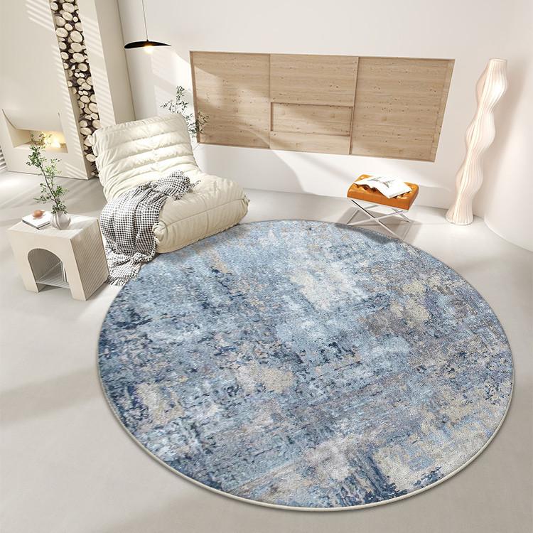 Minimalism Decoration Round Living Room Carpet Abstract Large Area Antiskid Rugs Lounge Bedroom Sofa Easy Clean Chair Mat Study