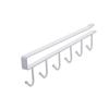 Space Saving Under Cabinet Mug Hanger 6 Heavy Duty Hooks No Drill Design Cup Rack for Kitchen Apartment RV Coffee Bar