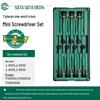 SATA Mini Screwdriver Set: Flat, Phillips, Flower Heads for Mobile Phones & Watches